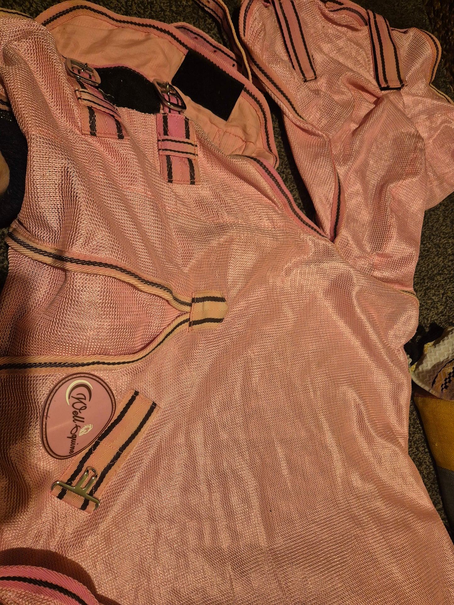 Secondhand Well Equine 3ft 9 Pink Fly Rug (5)