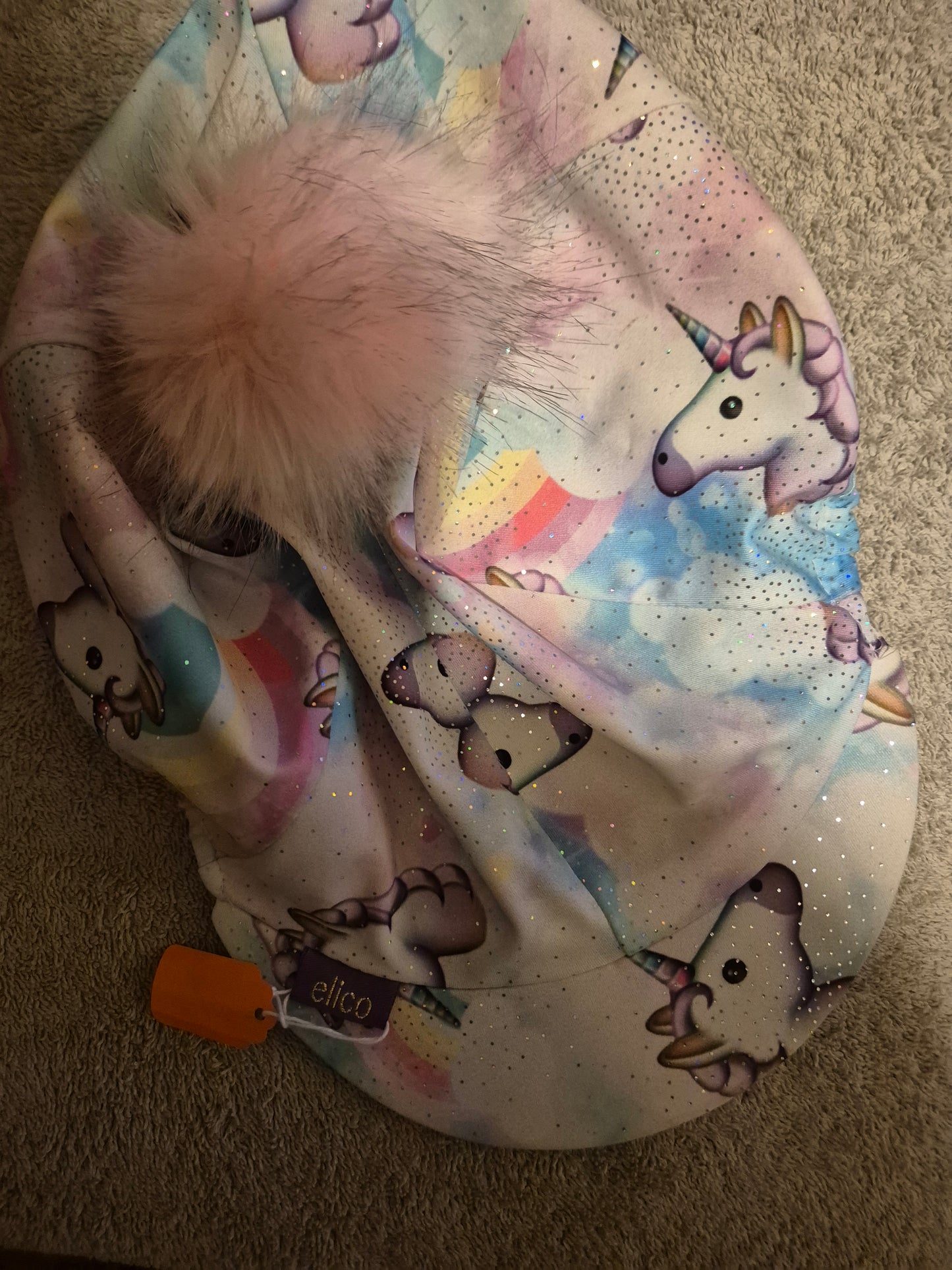 Secondhand Elico Unicorn with Pom Pom Hat Cover (39)