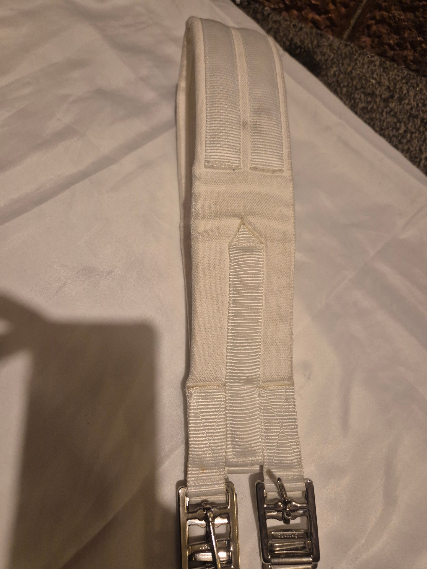 Secondhand Cottage Craft 34" White Cotton Girth (25)