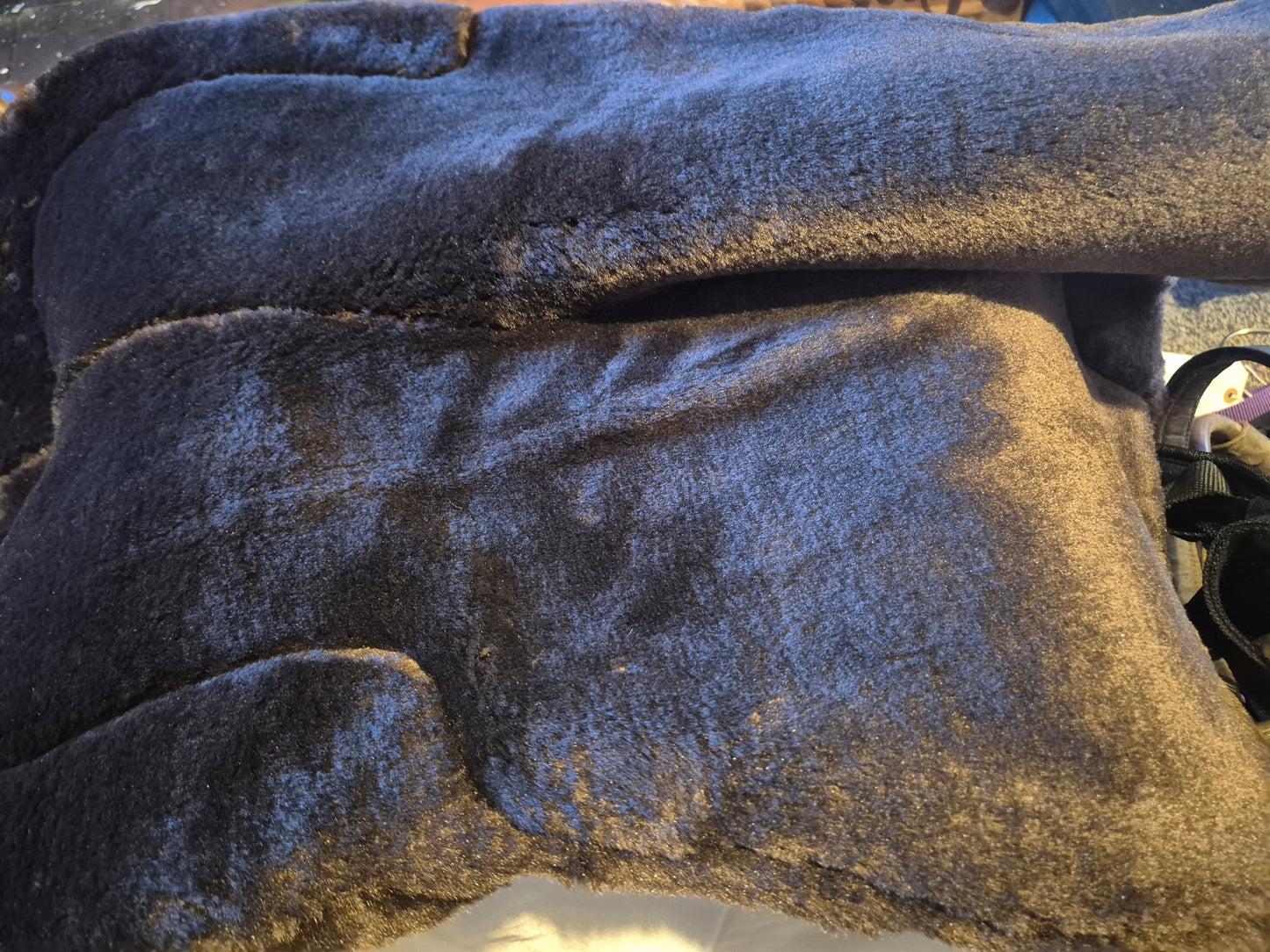 New Mark Todd Deluxe Brown Fleece Lined Half pad size Full (67)