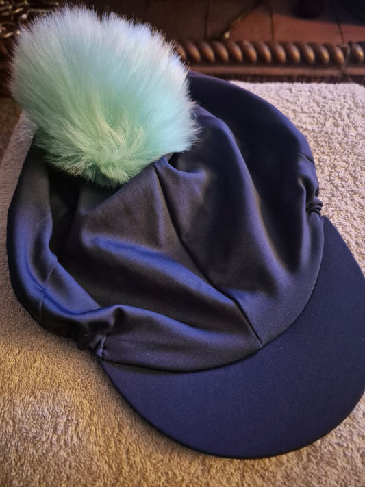New Shires Navy with Pom Pom Hat Cover (36)