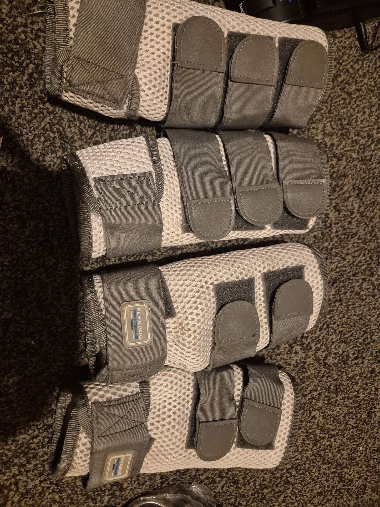 Secondhand Set of 4 Size Small Premier Equine Fly & Bug Pro-Teque Boots (8)