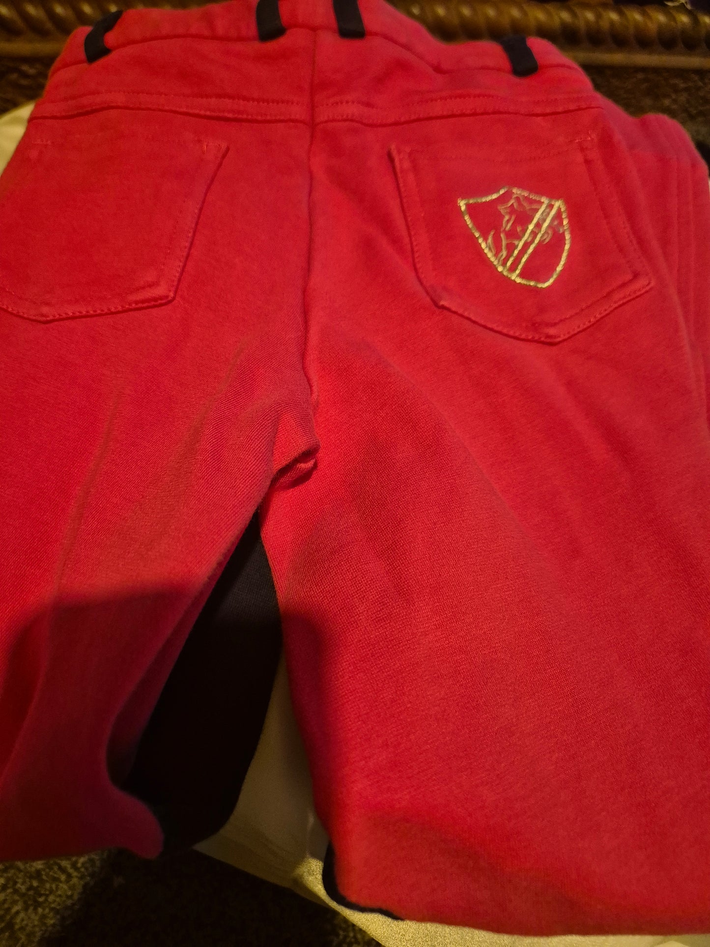 Hy Performance 22" Cerise & Navy Jodhpurs (10)