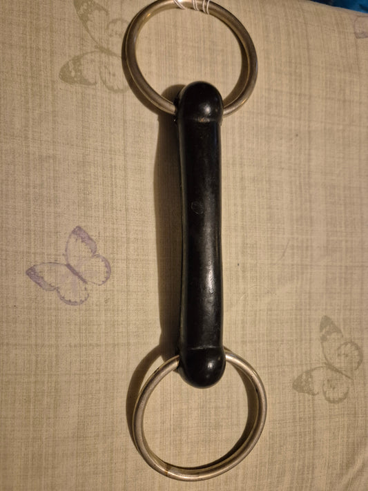 4.45inch Flexible Rubber Snaffle (13)