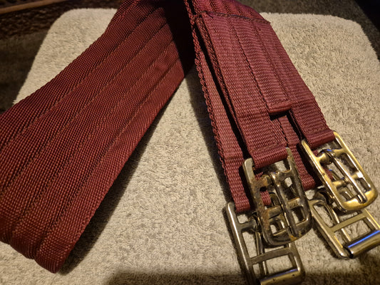 Burgundy 38" Cotton Girth (54)