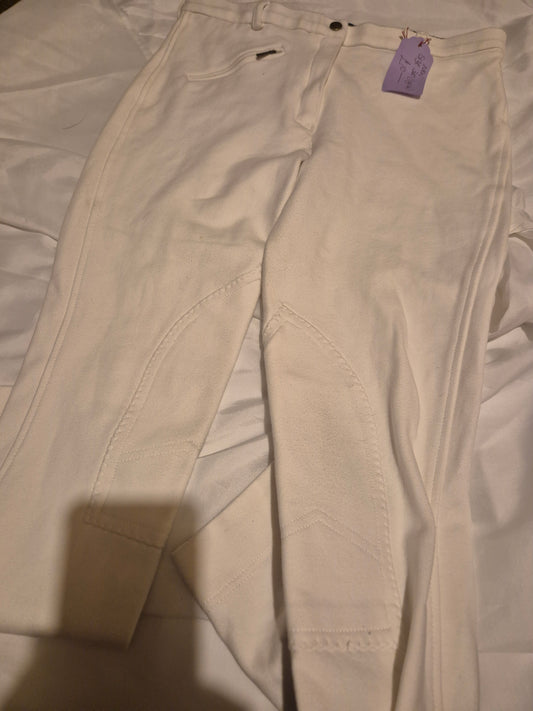 New size 34" White Jodhpurs (27)