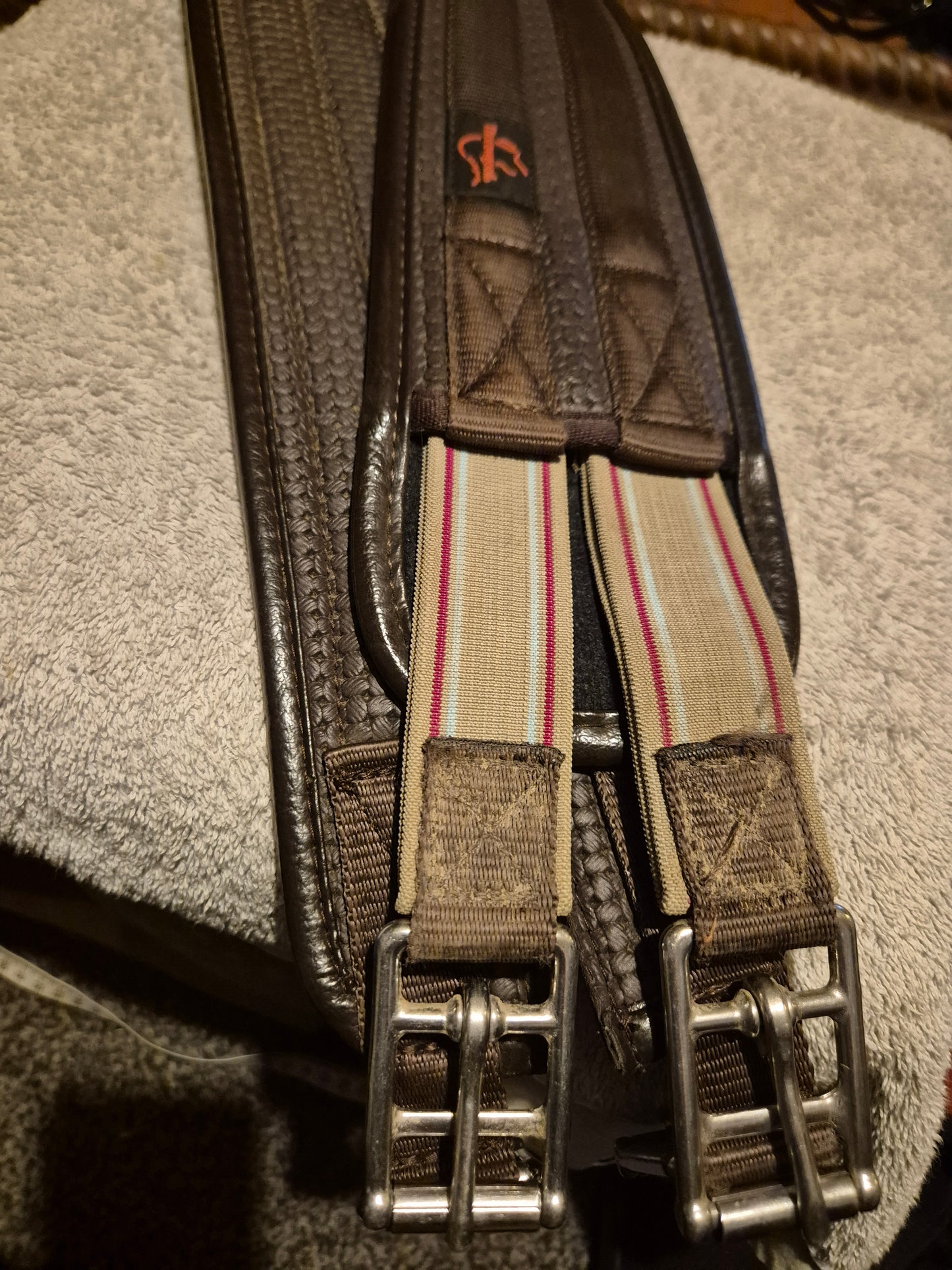 Secondhand 58" Thorowgood Brown Neoprene Girth (70)