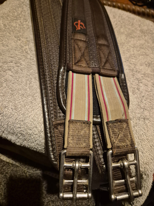 Secondhand 58" Thorowgood Brown Neoprene Girth (70)