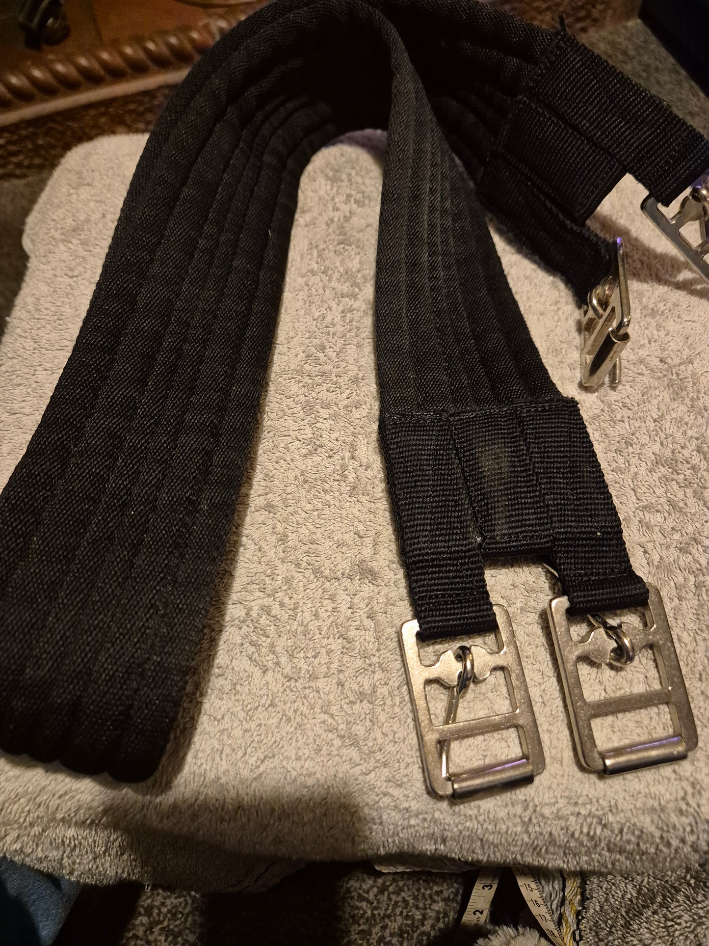 New 50" Black Cotton Girth (52)