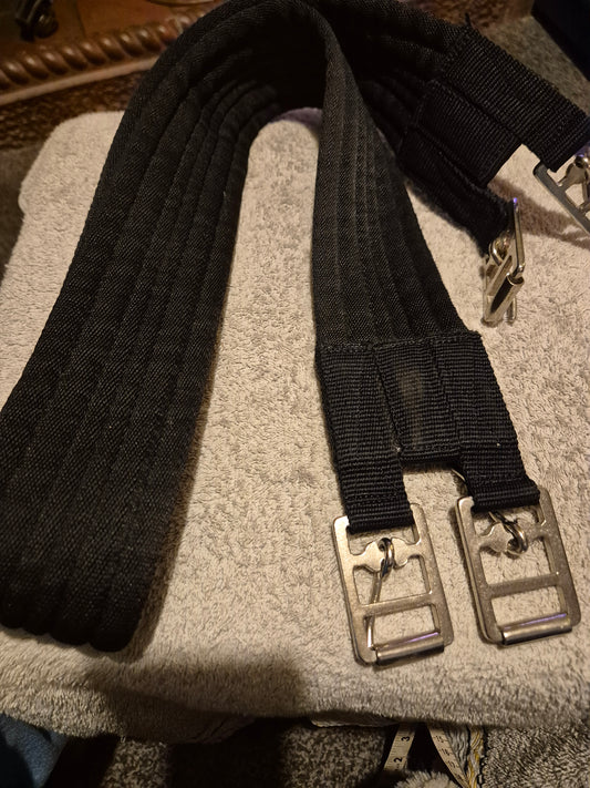 New 50" Black Cotton Girth (52)