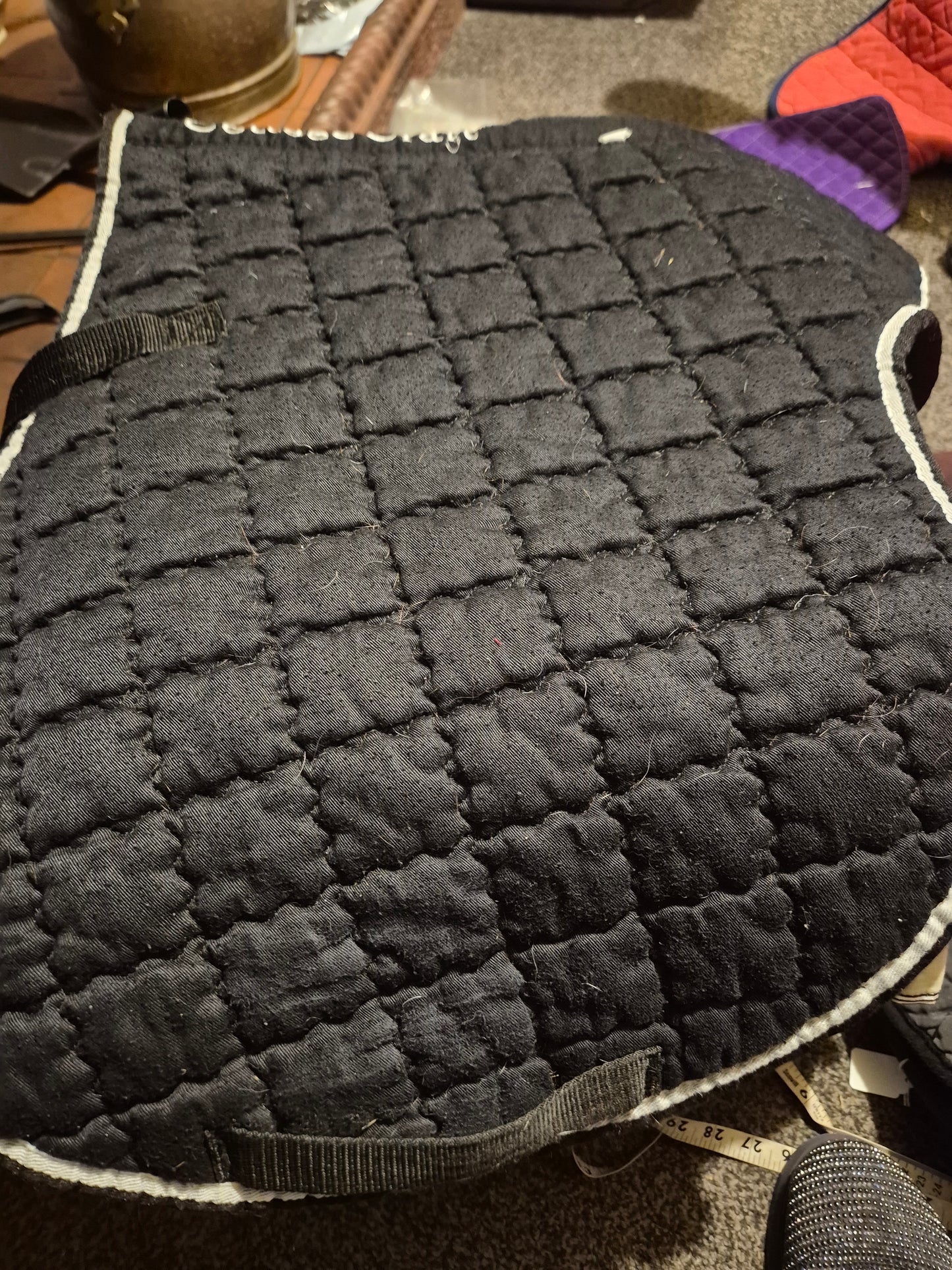 Secondhand Cottage Craft Full Black Numnah (40)