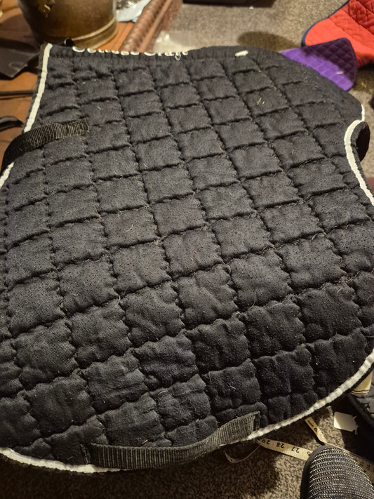 Secondhand Cottage Craft Full Black Numnah (40)
