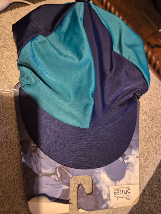 New Shires Navy & Teal Hat Cover (51)