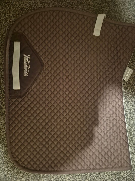 Secondhand Shires Performance Brown Saddle Pad- 17-18" (14)