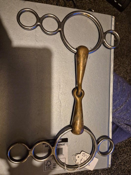 5 inch Dutch 3 Ring Gag (copper mouth) (14)
