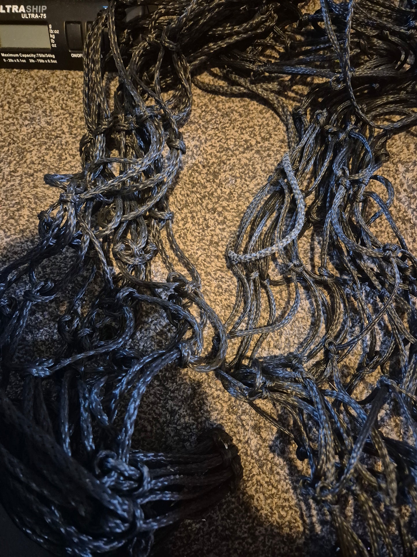 Secondhand Black Large holed Haynet (11)
