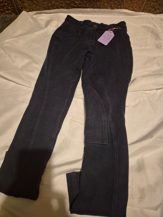 Secondhand Just togs Navy 24" Jodhpurs (26)