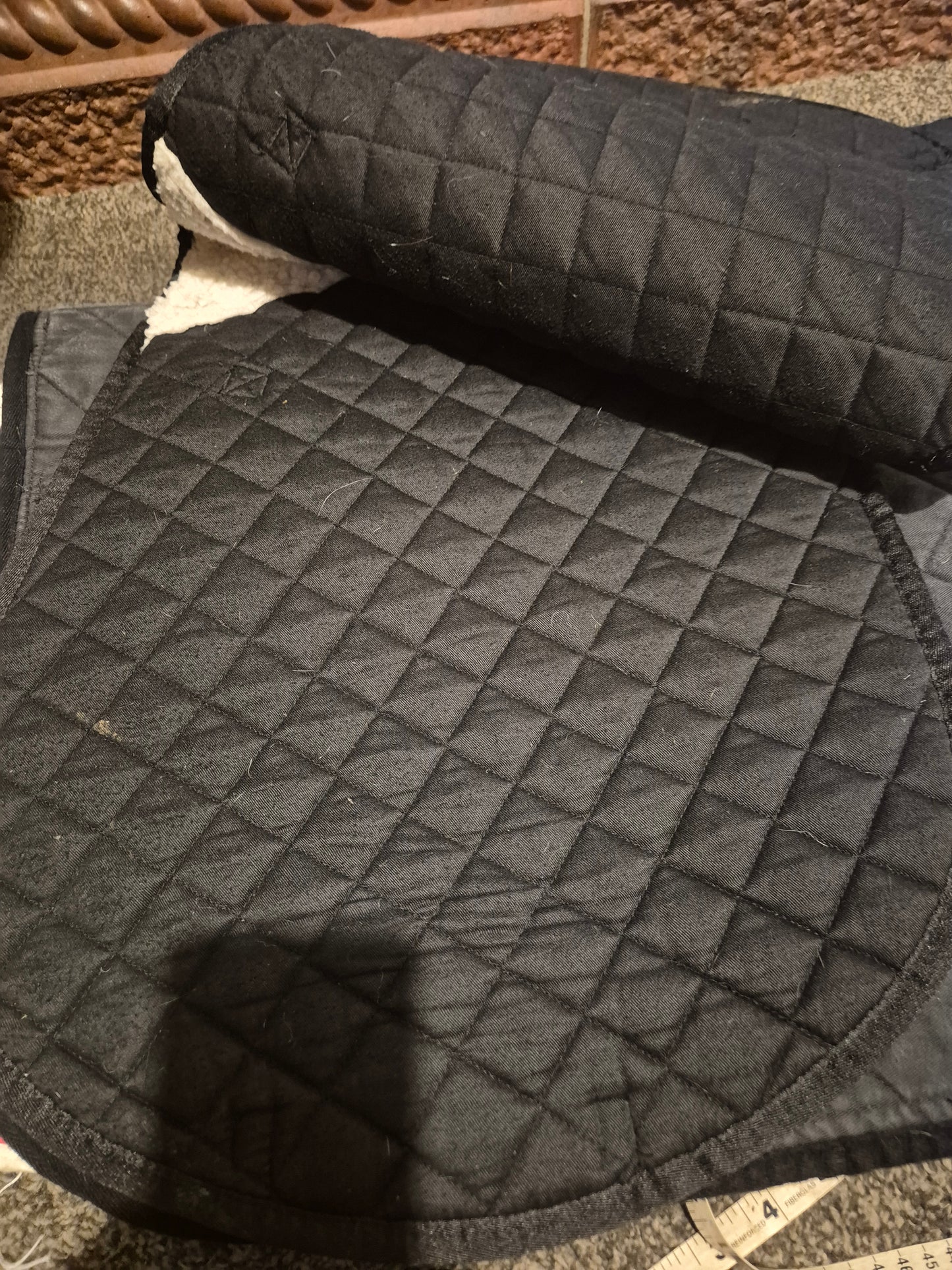 Roma Full Black Numnah (53)