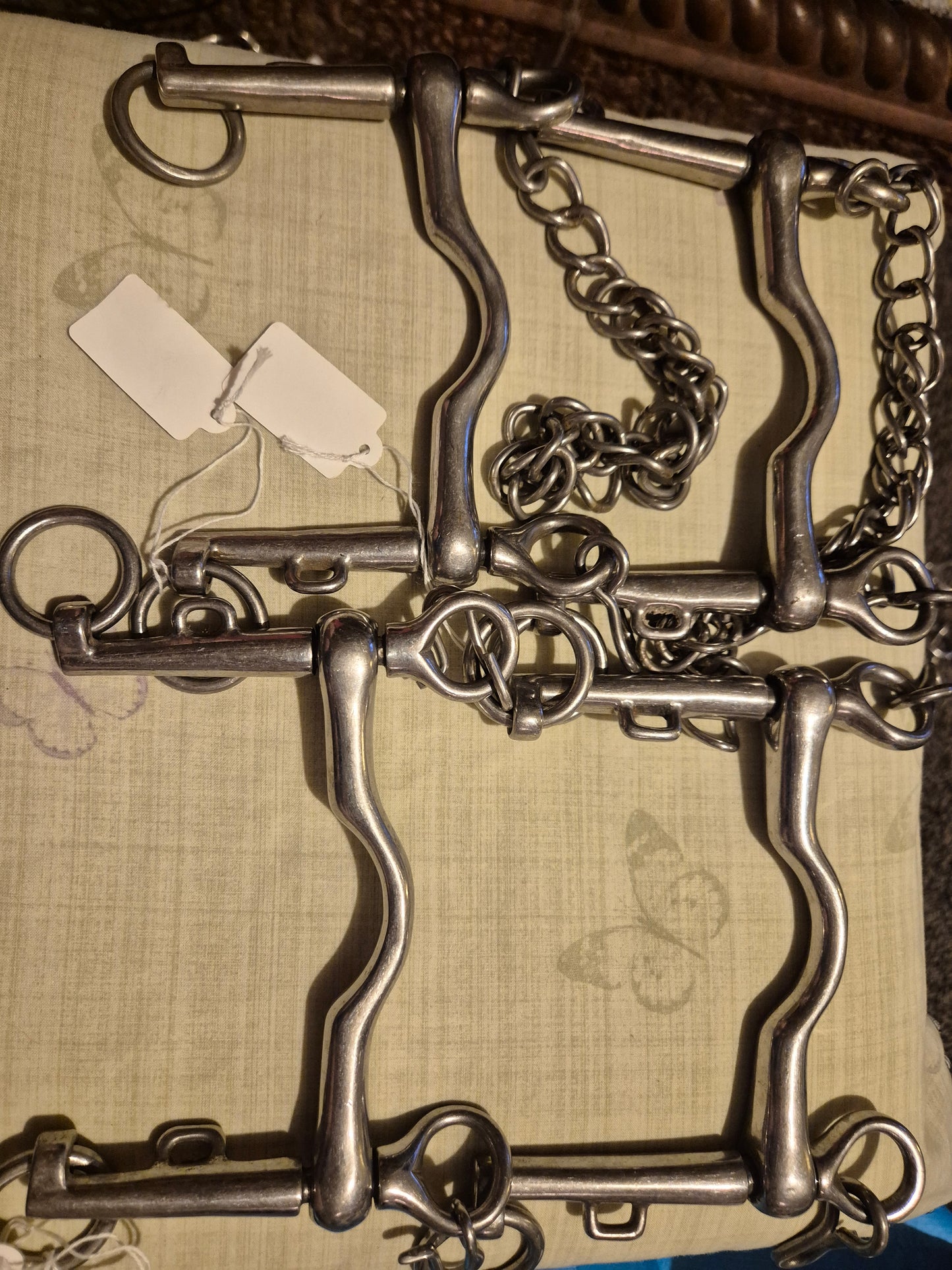 4.5 inch Ported Mouth Pelham with Curb chain (24)