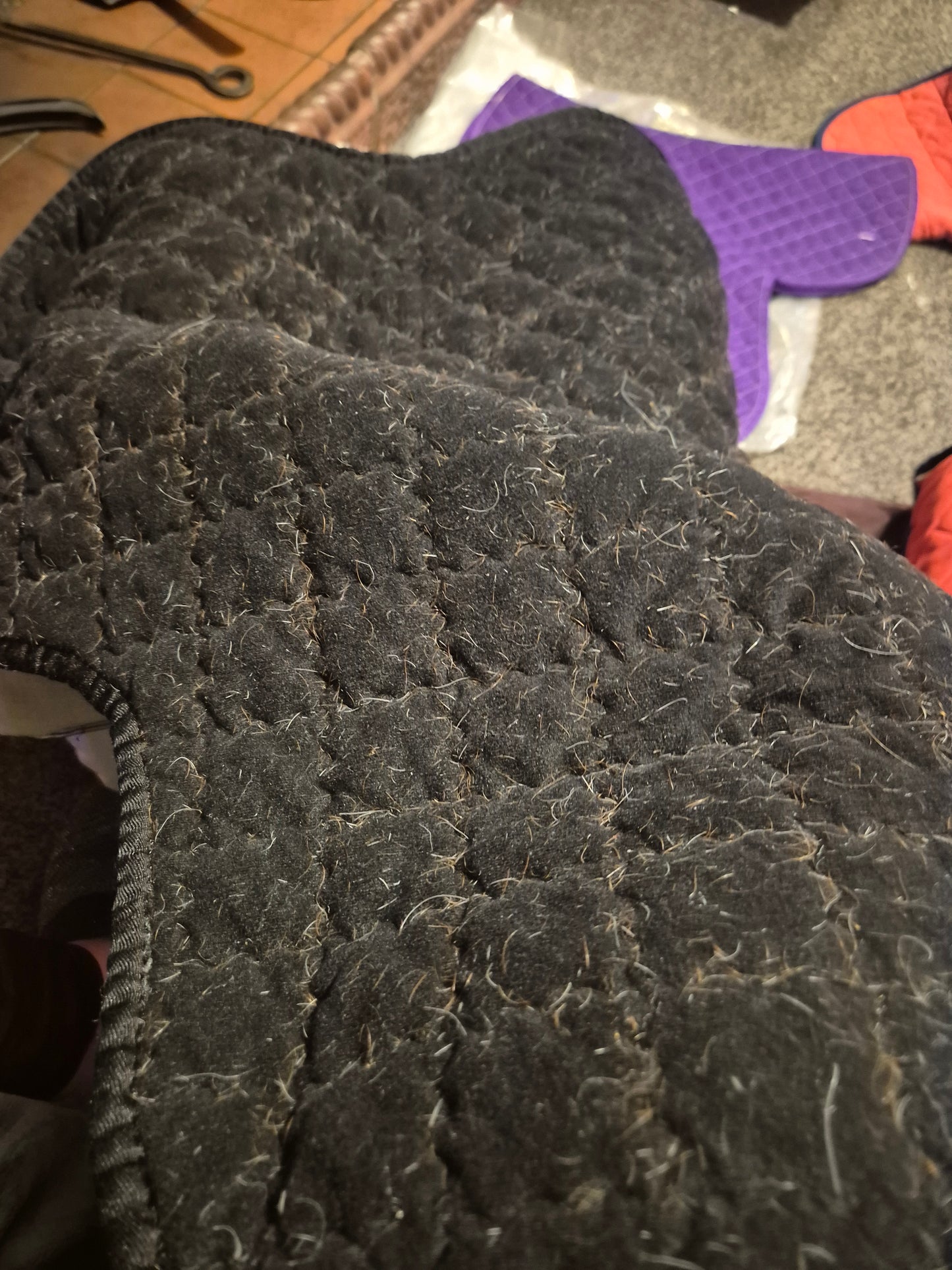 Secondhand Cottage Craft Full Black Numnah (40)