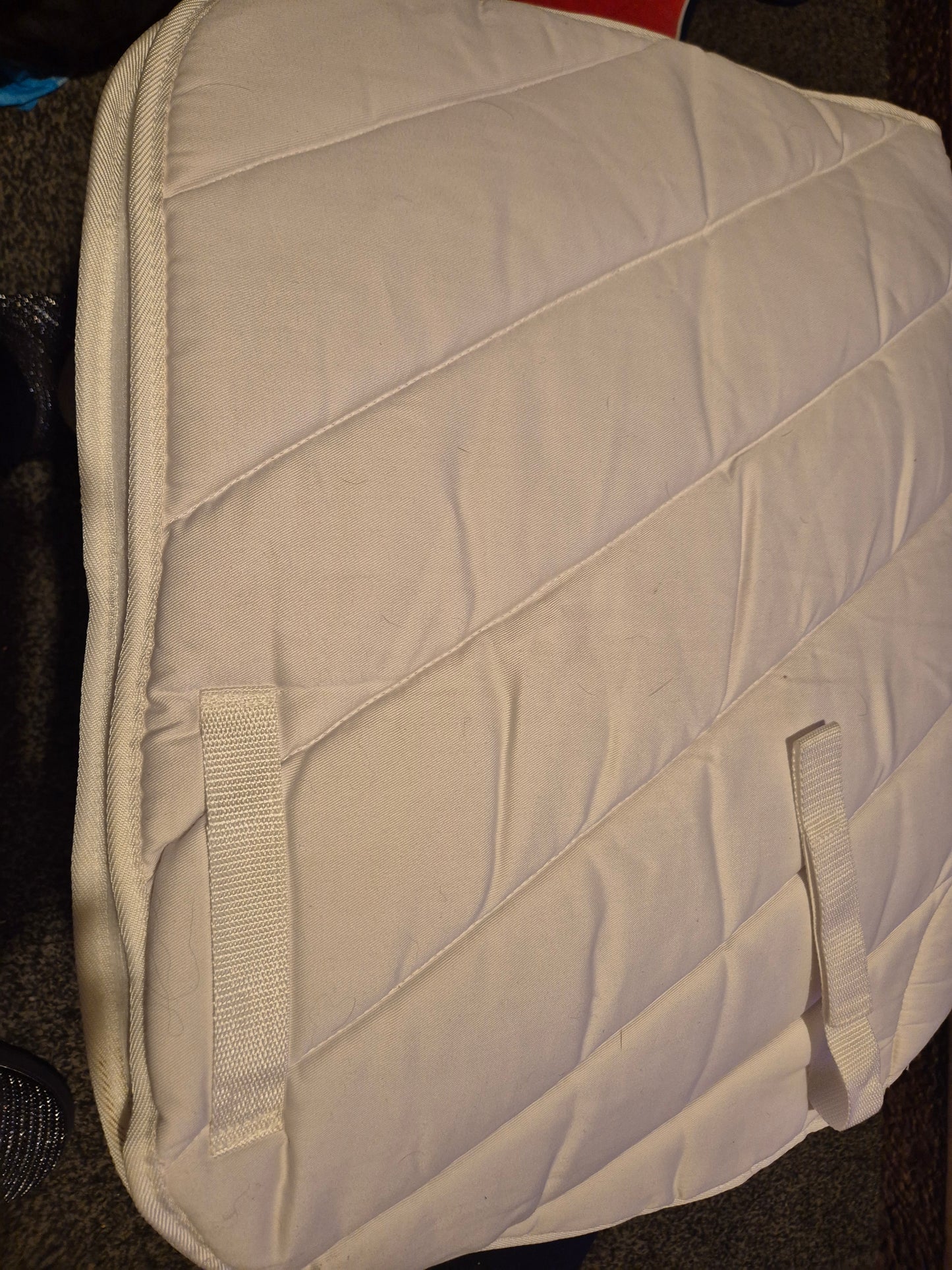 As New Full White unnamed padded Saddlecloth (45)
