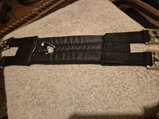 New Rhinegold 16" Black Cotton Girth (58)