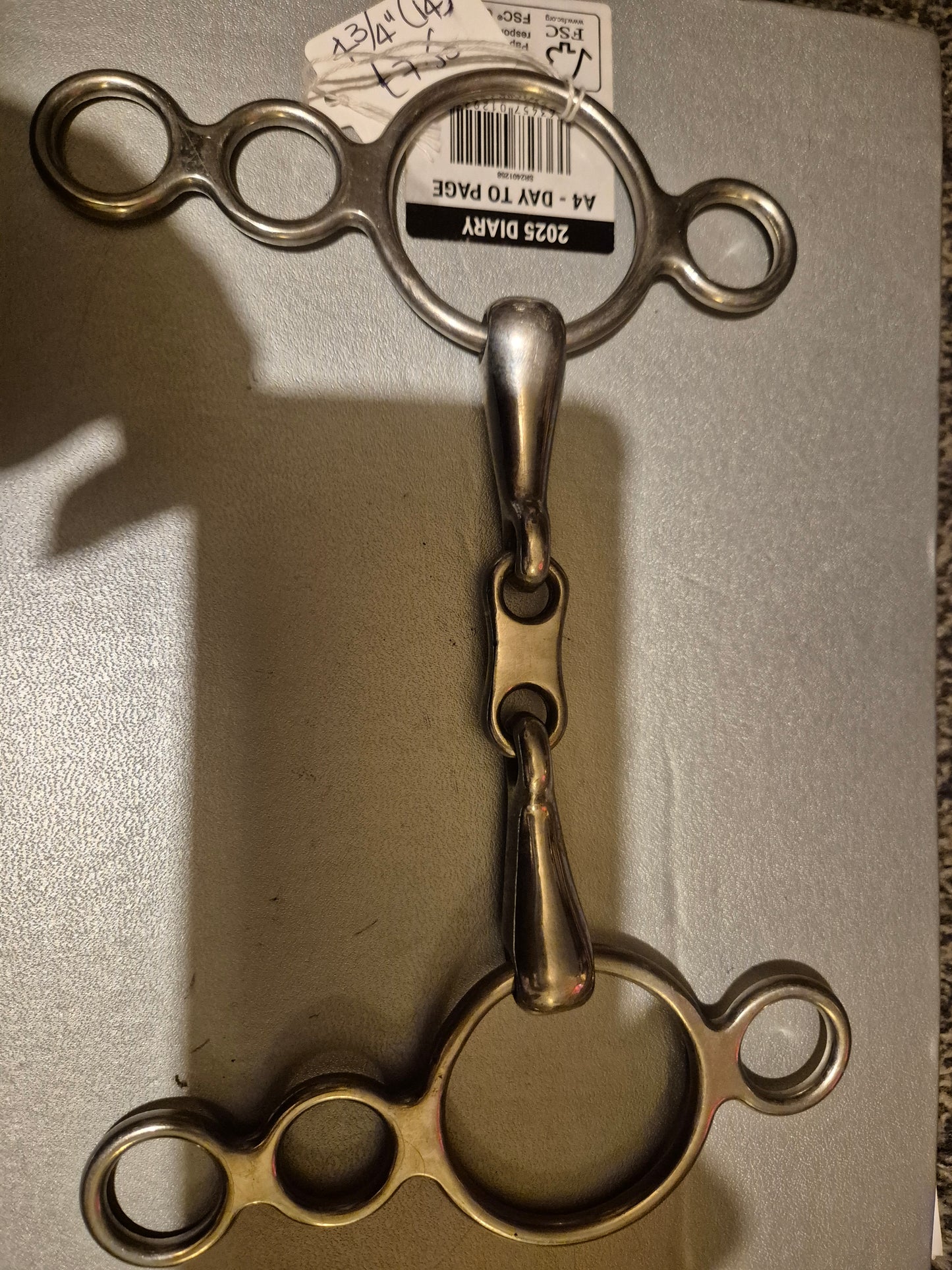 4.45 inch Dutch Gag with Lozenge (small rings) (14)