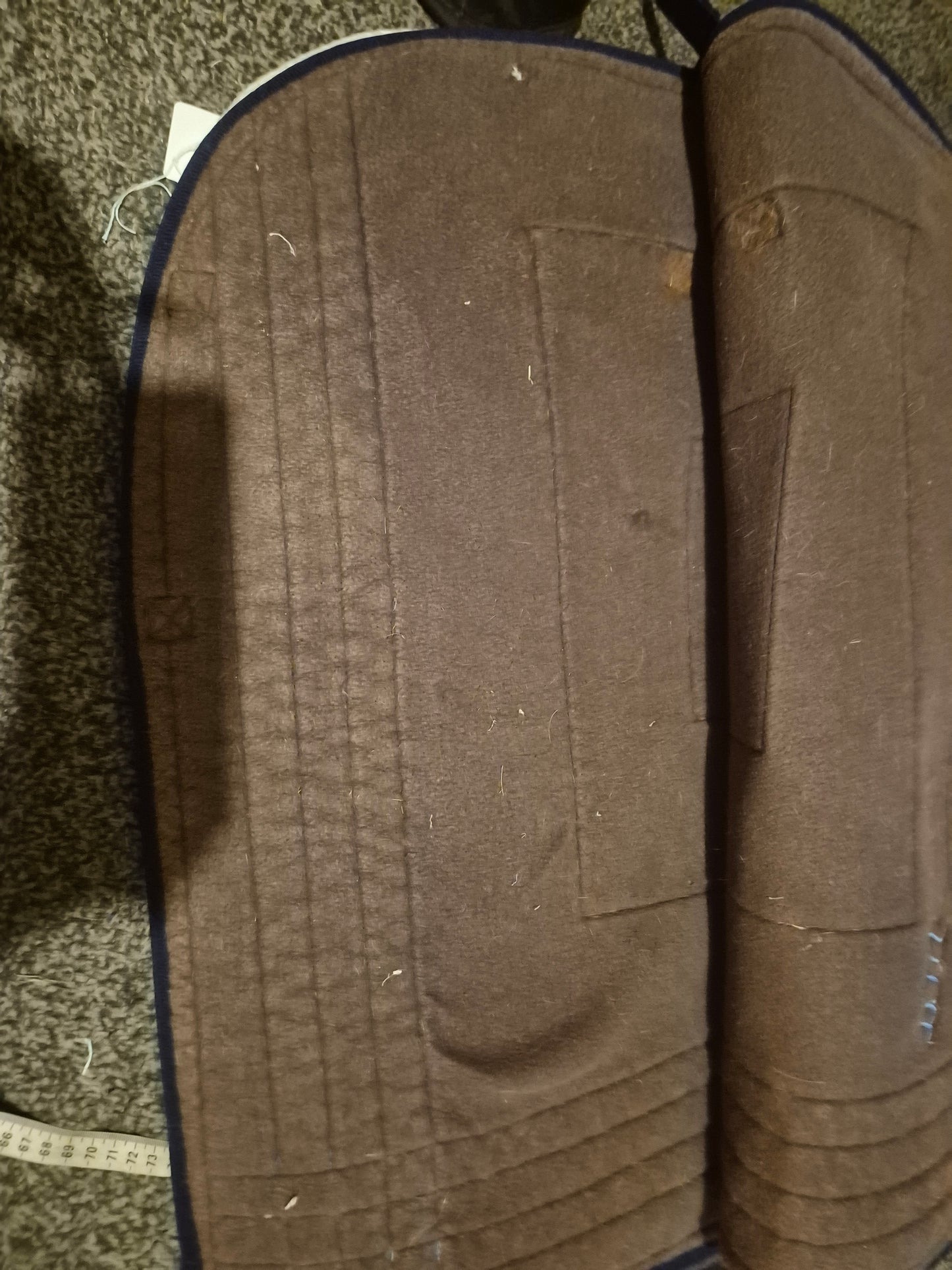 Secondhand Full NagRags Navy Blue saddlecloth (51)
