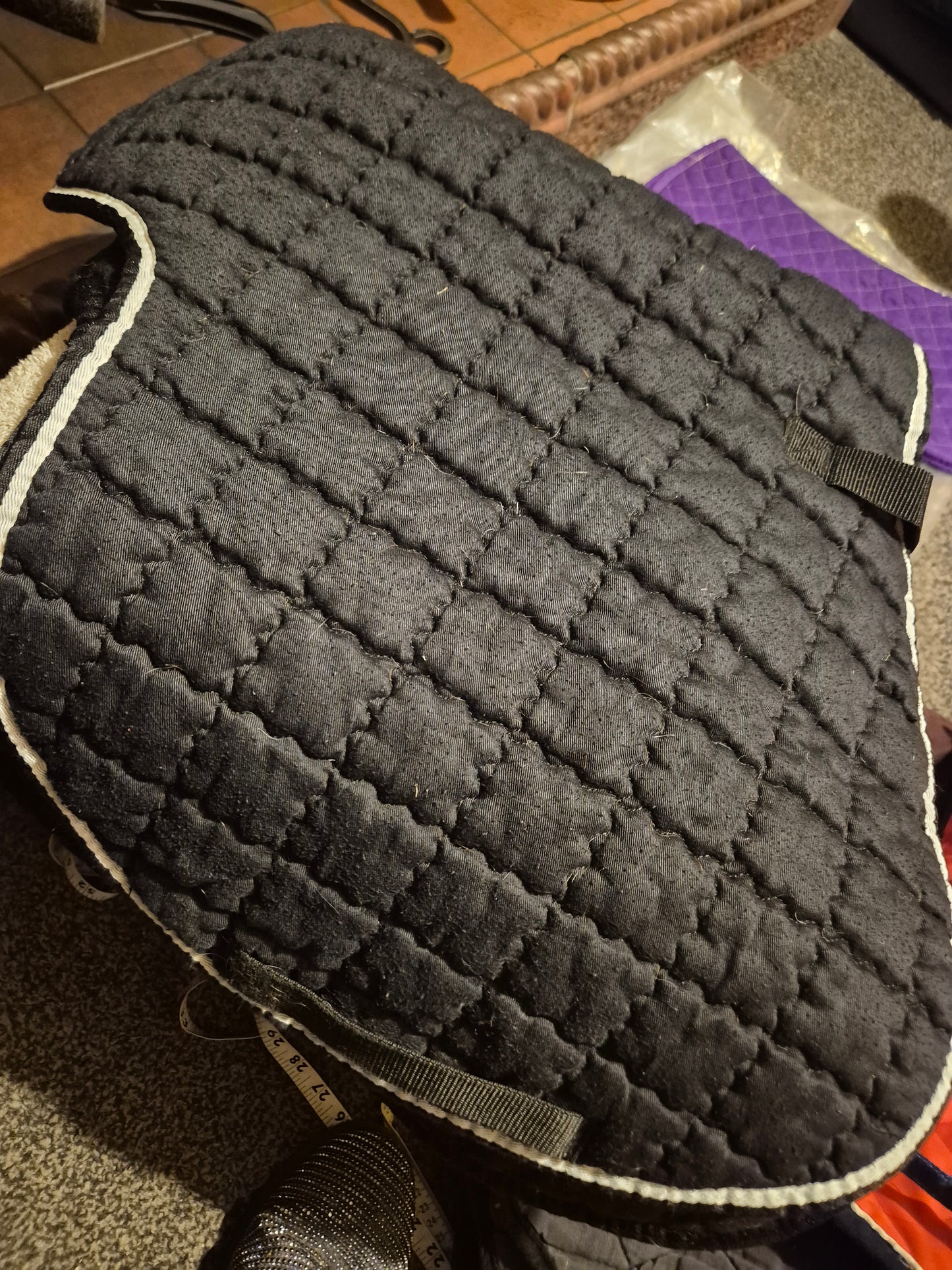 Secondhand Cottage Craft Full Black Numnah (40)