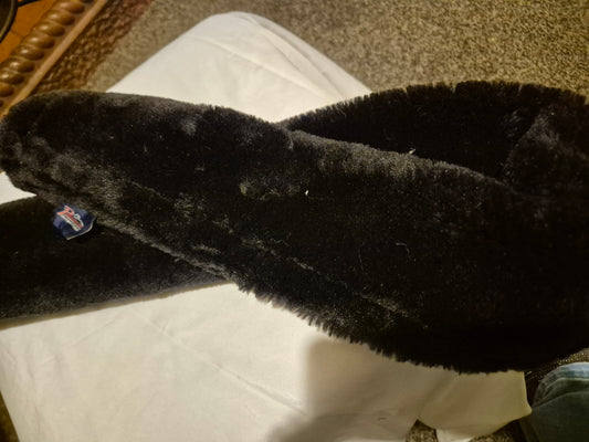 New Shires Black Performance 36" Fur Girth Cover (77)