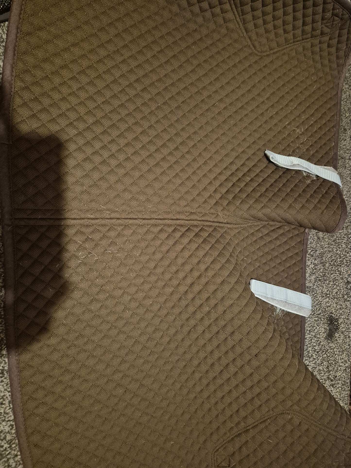 Secondhand Shires Performance Brown Saddle Pad- 17-18" (14)