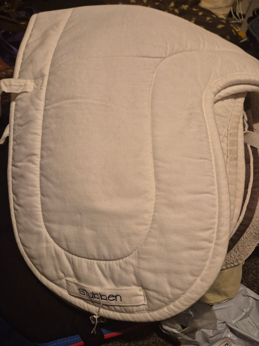 Stubben Full White Dressage Numnah (49)