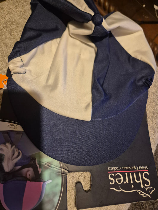New Shires Navy & White Hat Cover (50)