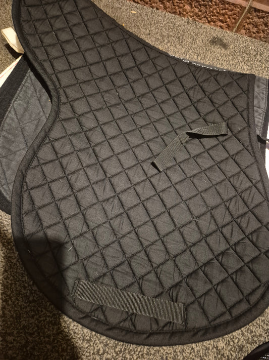 Secondhand Full Cottage Craft Black Numnah (55)