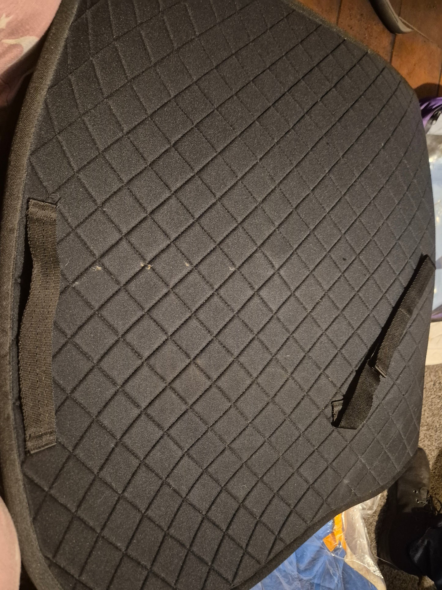 Secondhand Full (like Neoprene)Black Saddlecloth (29)
