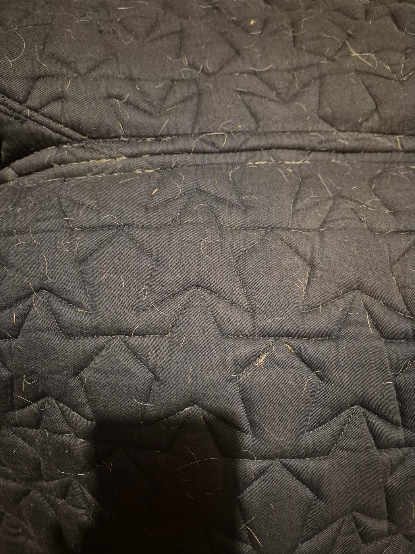 Secondhand Pony HyKids Navy with silver star saddlecloth (50)