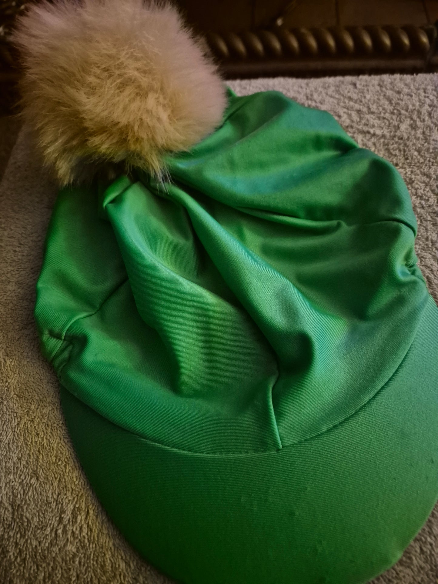 New Shires Green with Pom Pom Hat Cover (37)