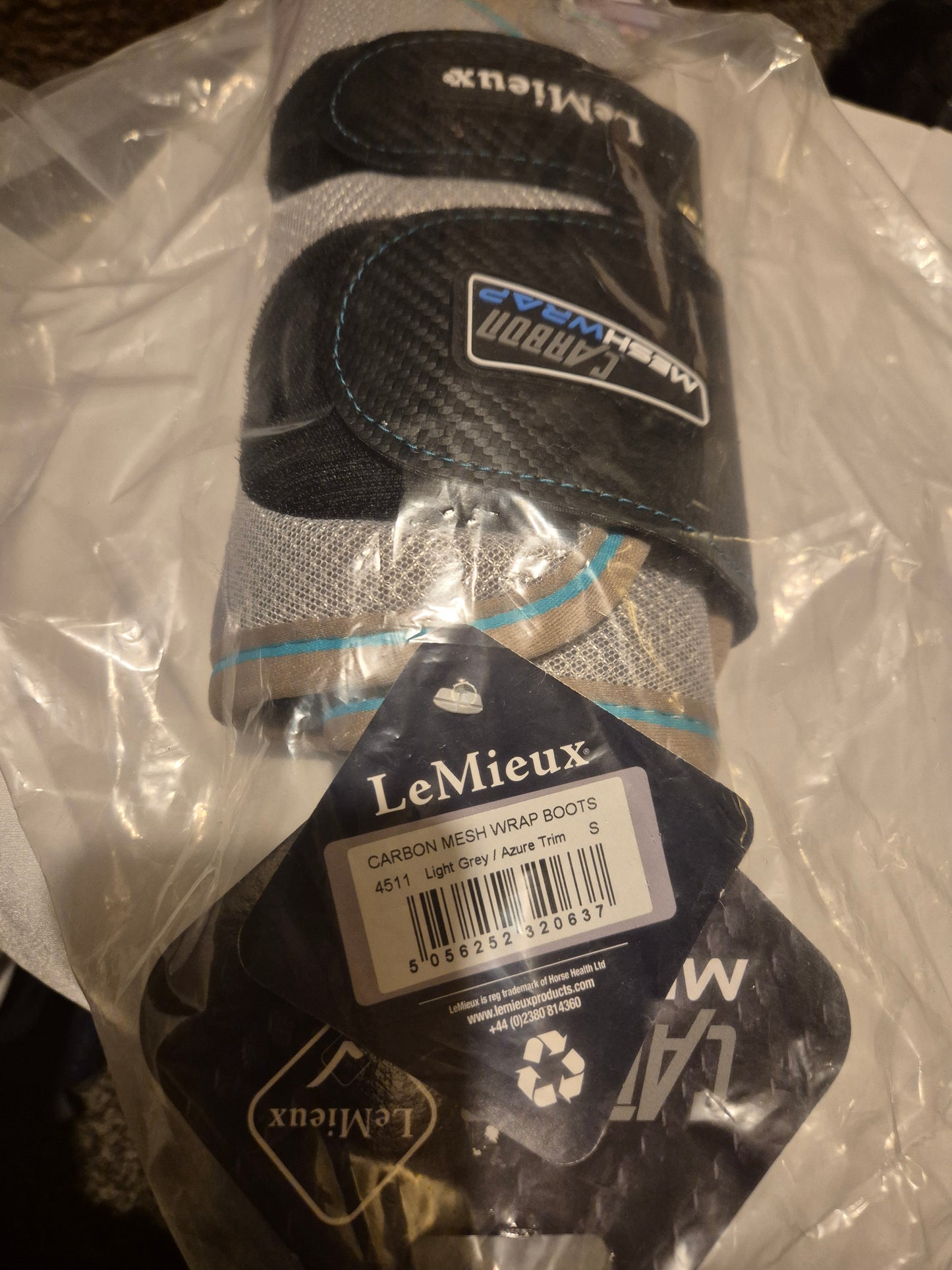 New Small Le Mieux Carbon Mesh Wrap Boots (6)