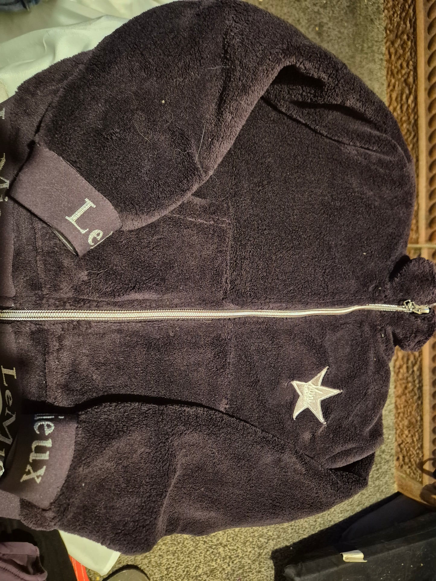 As New Mini Le Mieux age 5-6 Purple  Fleece Jacket (4)
