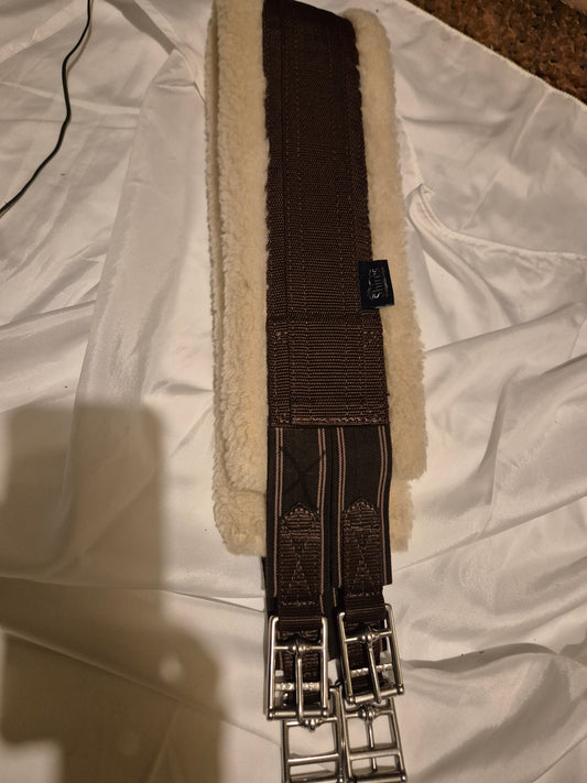 New Shires 46" Brown Fleece lined Girth (18)