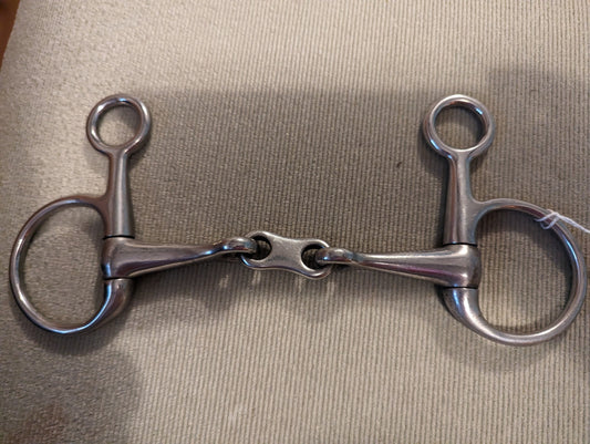 Hanging Cheek 4inch Snaffle Bit with Lozenge (41)